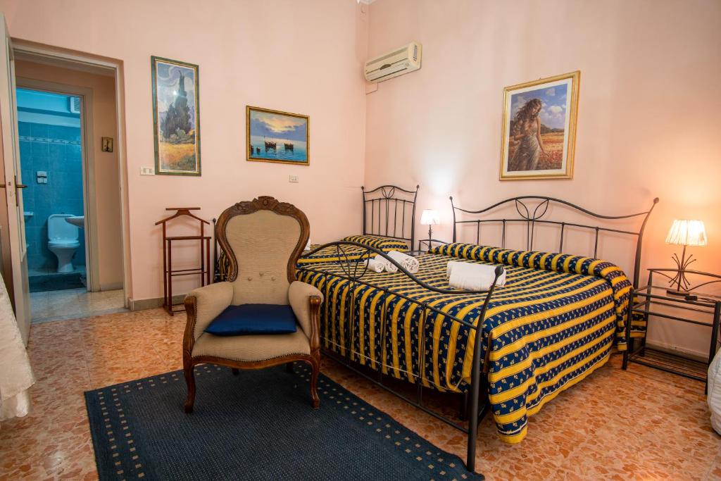 Postel nebo postele na pokoji v ubytování Aci B&B