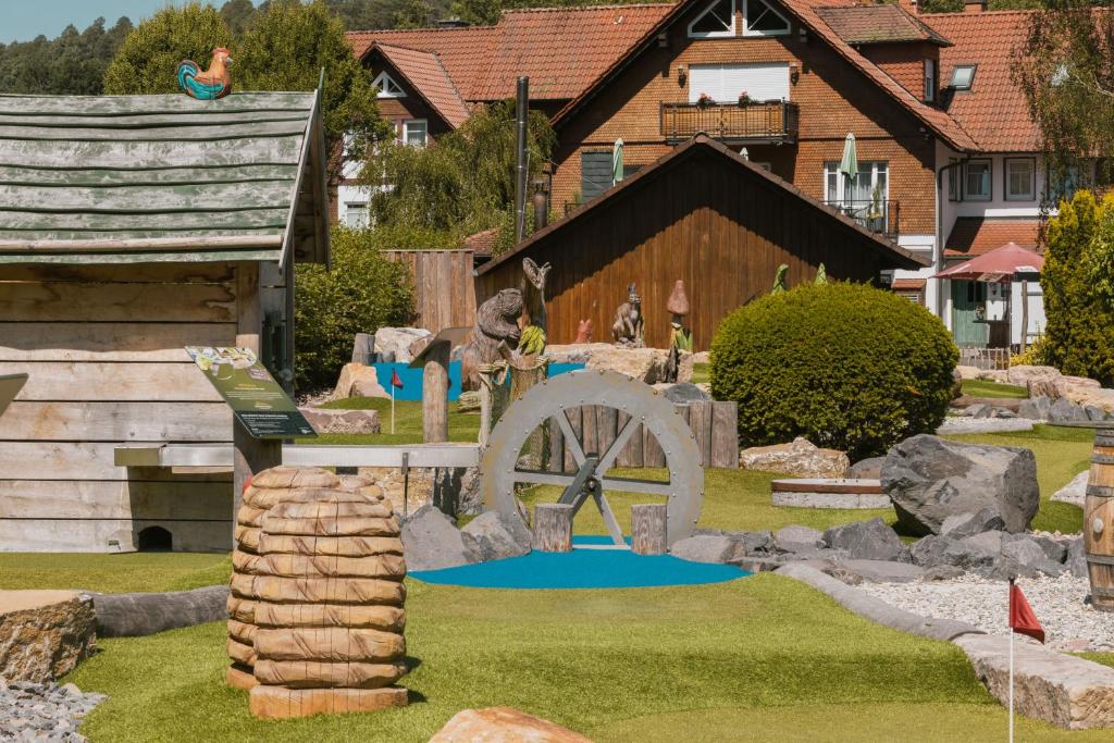 Zahrada ubytování Landgasthof Hessenmühle
