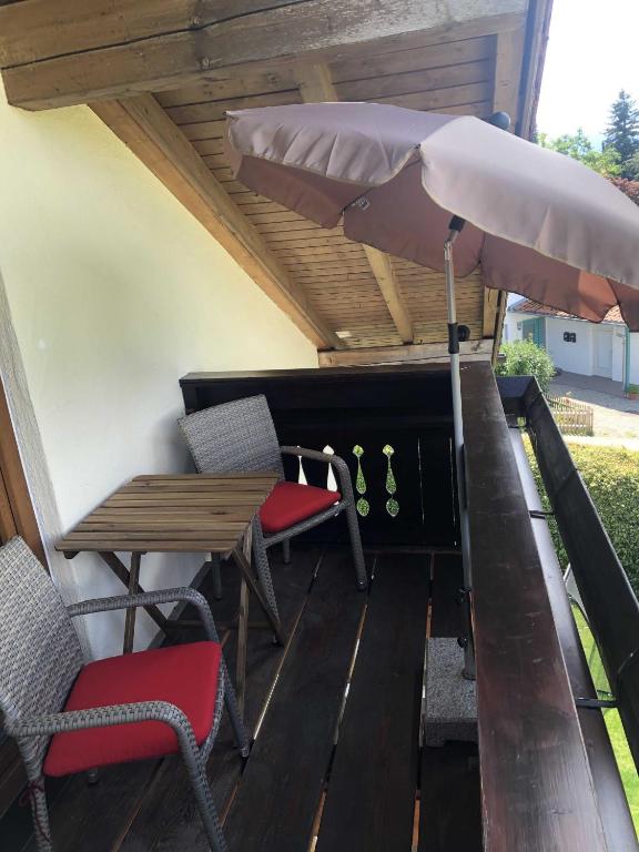 Posezení v ubytování Ferienwohnung Nimscholz