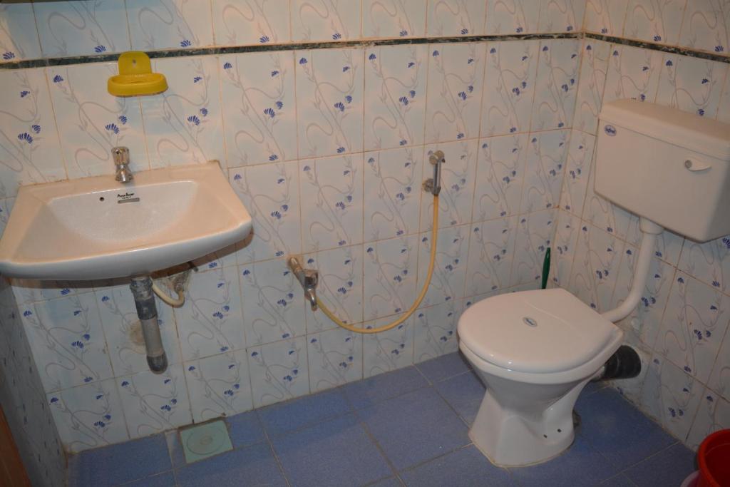 Koupelna v ubytování Vailankanni Guesthouse