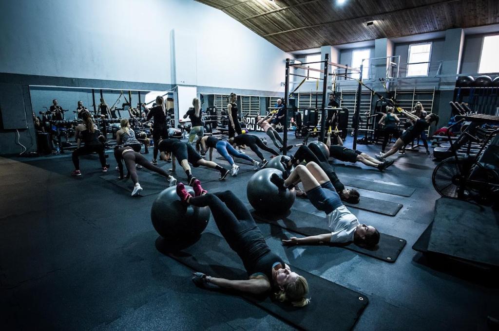 Posilňovňa alebo fitness centrum v ubytovaní B & B Tomula
