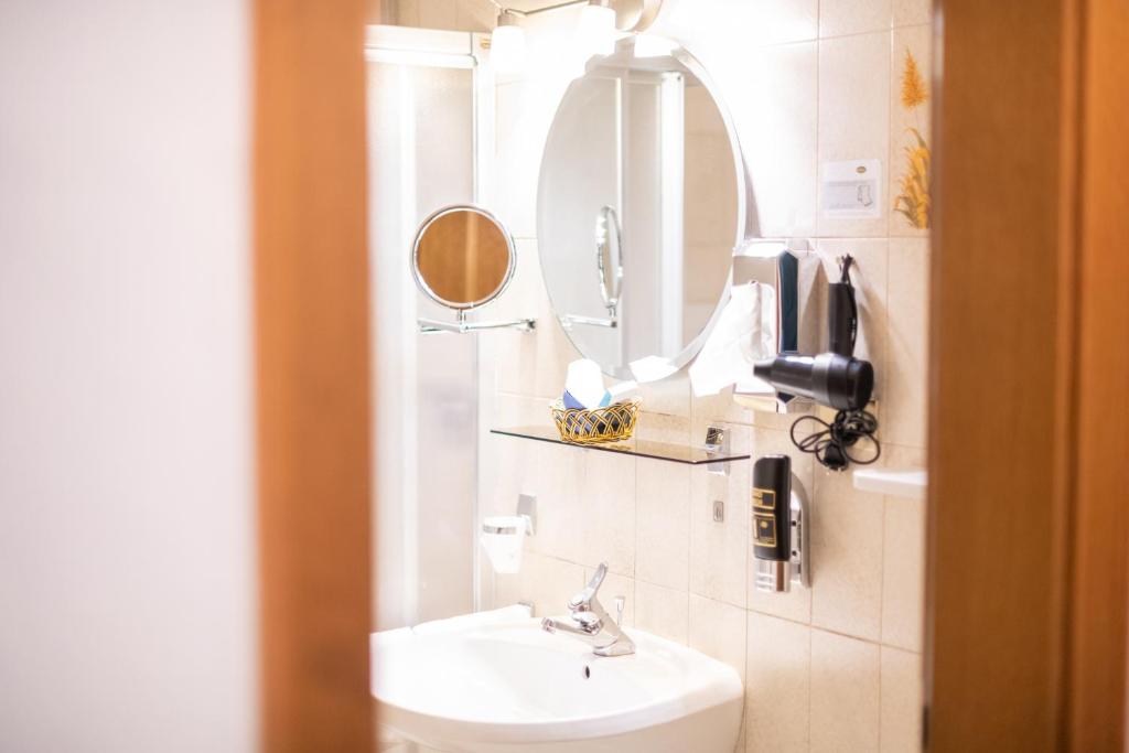 Koupelna v ubytování Hotel Reipertingerhof