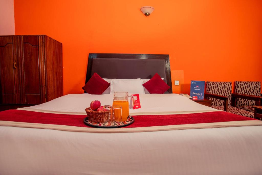 Llit o llits en una habitació de Hotel Snowland