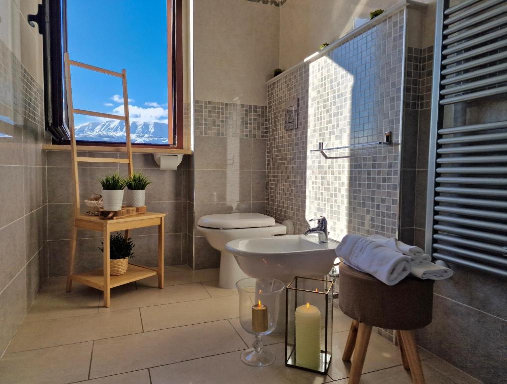 Kúpeľňa v ubytovaní TraMonti Apartments