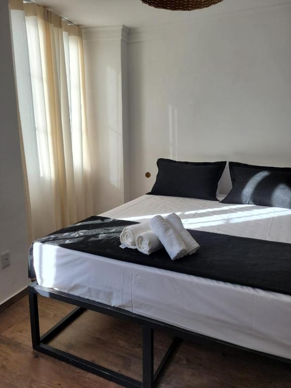 Postel nebo postele na pokoji v ubytování Pelourinho Boutique Hotel - OH HOTÉIS