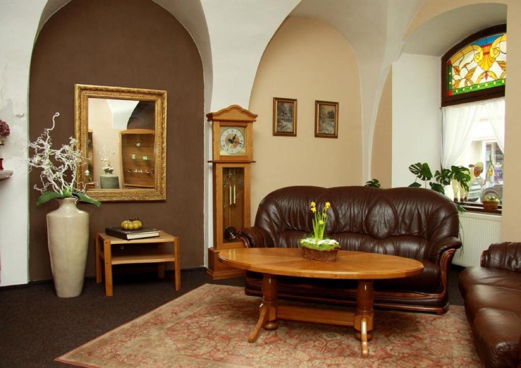 Posezení v ubytování Hotel U Dvou medvídků