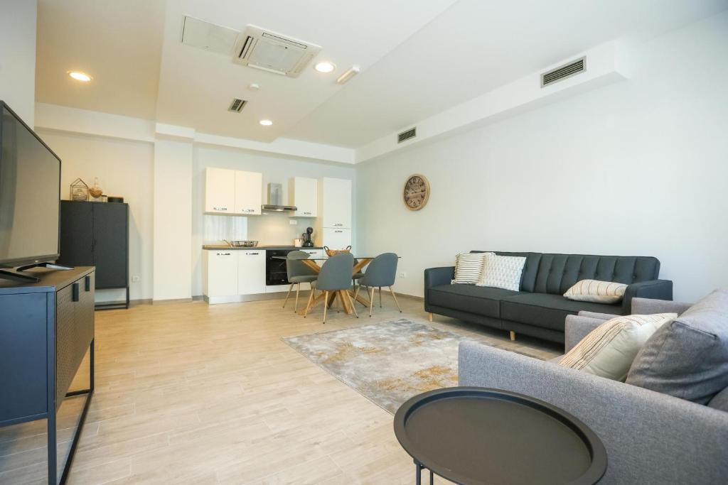 Kuchyňa alebo kuchynka v ubytovaní Apartmani Kolovare