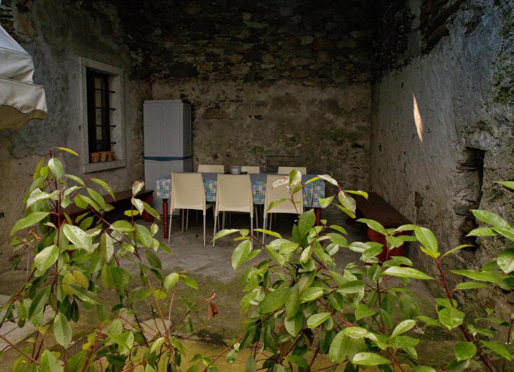 A garden outside Rustico Giorgia