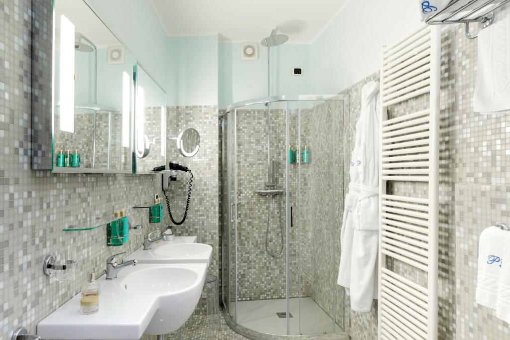 Koupelna v ubytování Hotel Palazzo Papaleo