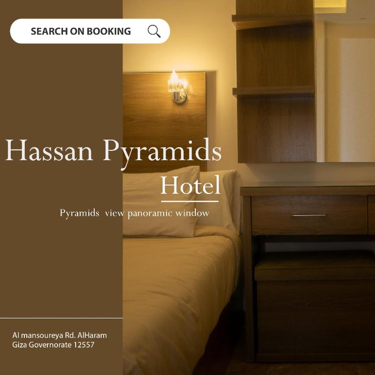 Postel nebo postele na pokoji v ubytování Hasan Pyramids Hotel