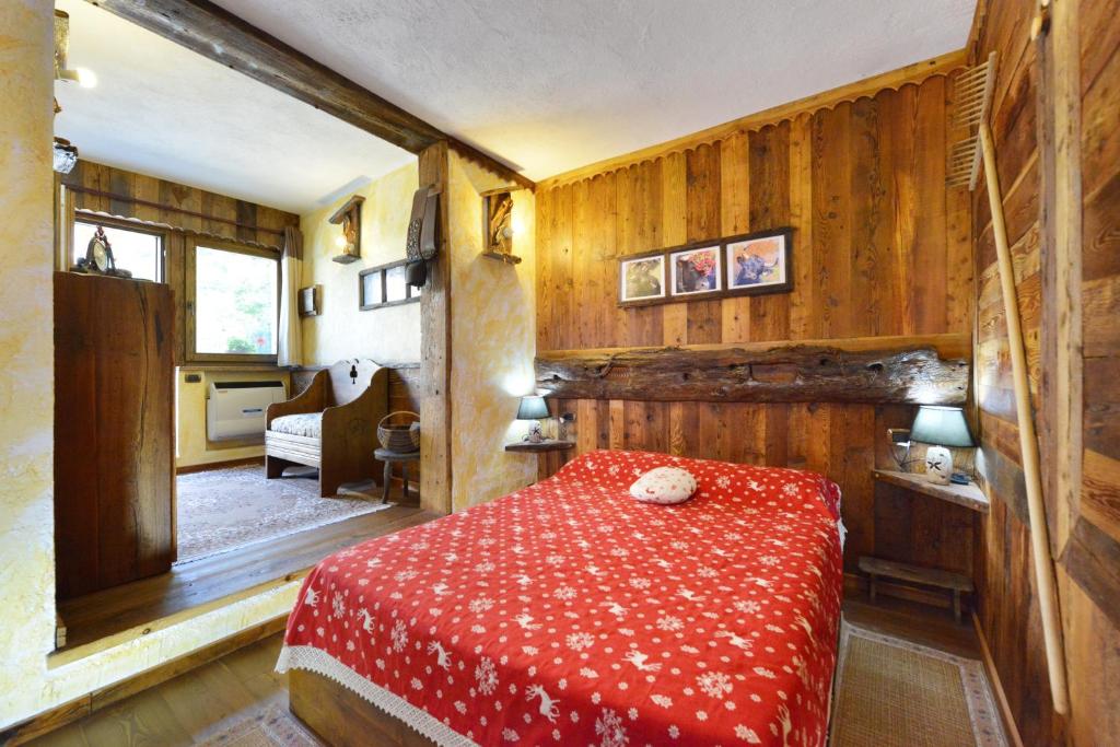Postel nebo postele na pokoji v ubytování Maison Lazier