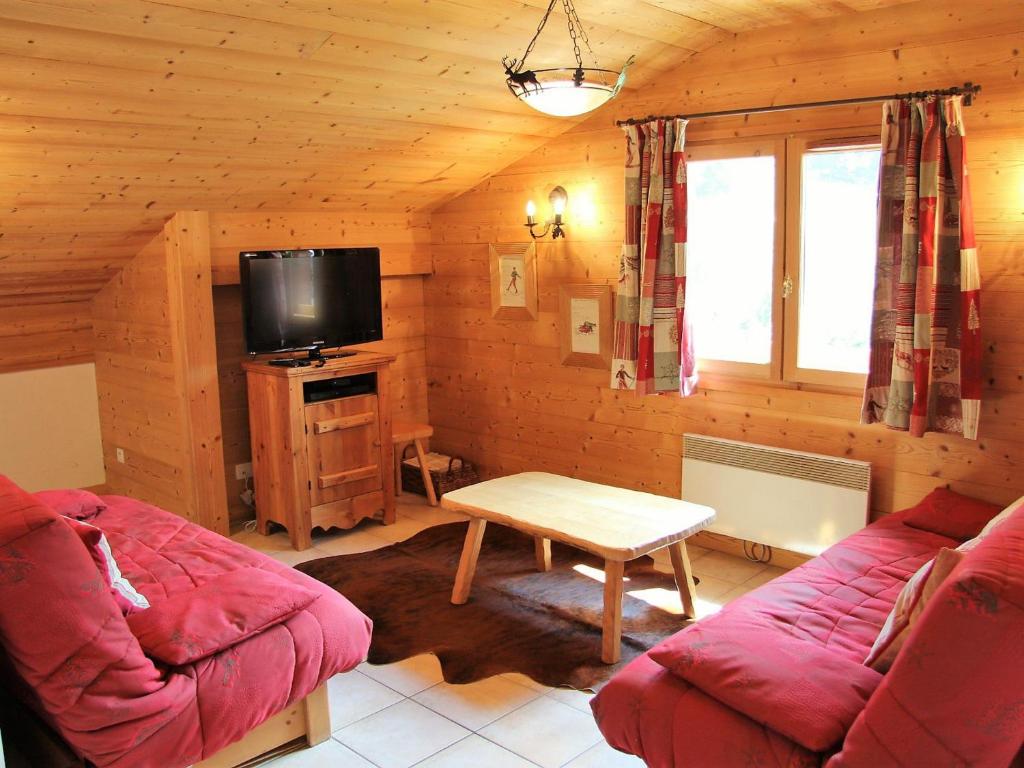 Posezení v ubytování Appartement La Clusaz, 4 pièces, 8 personnes - FR-1-459-10