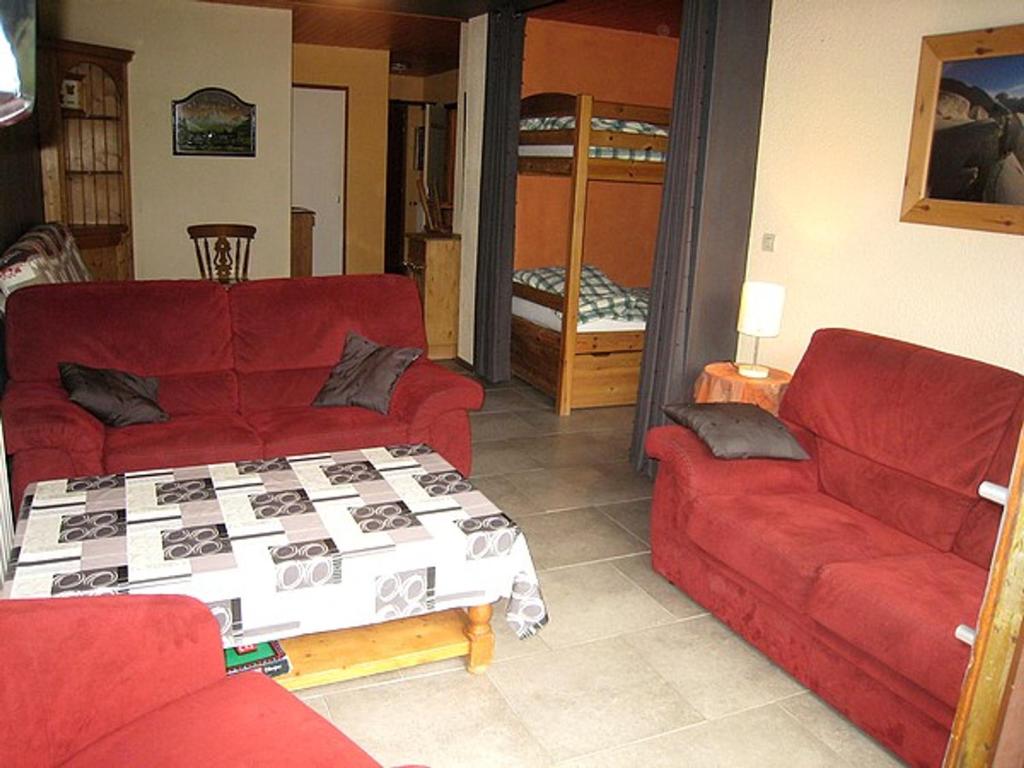 Seating area sa Appartement La Clusaz, 3 pièces, 8 personnes - FR-1-459-5