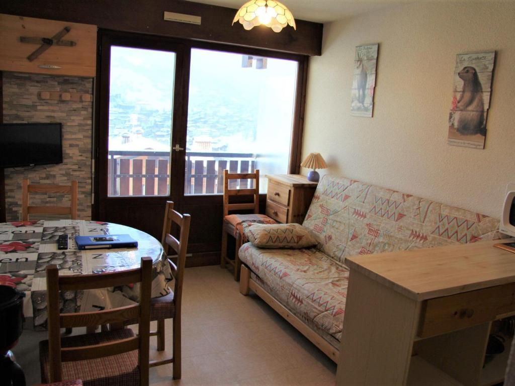 Кът за сядане в Studio La Clusaz, 1 pièce, 4 personnes - FR-1-459-102