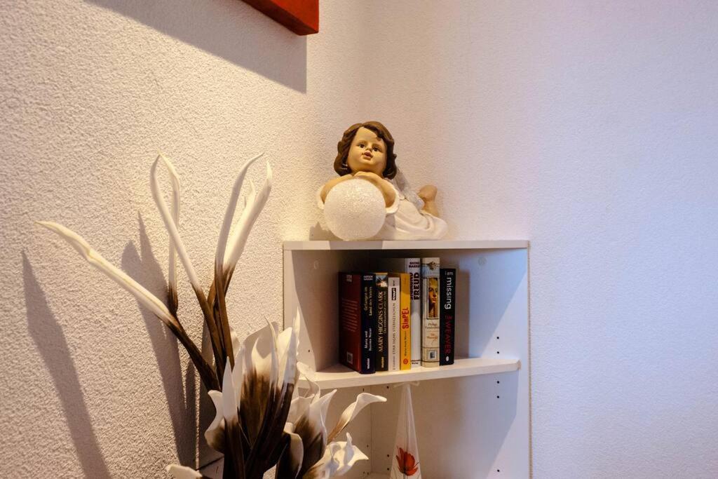 Knihovna v apartmánu