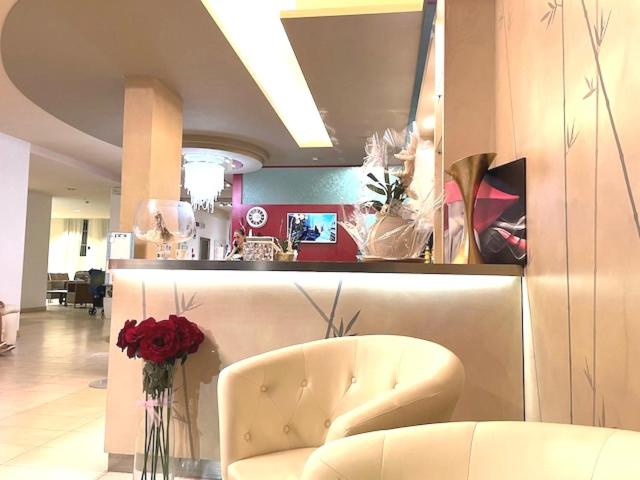 Posezení v ubytování Hotel Cosmopol Cesenatico