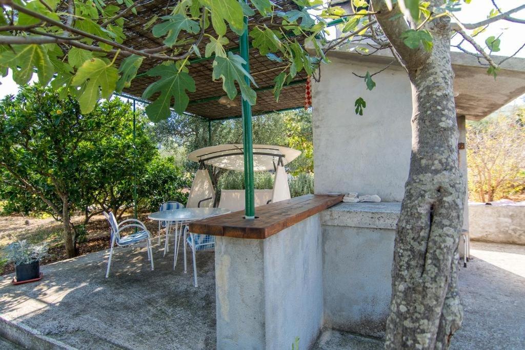 Vonkajšia záhrada v ubytovaní Apartment in Slatine with terrace, air conditioning, WiFi (4789-1)