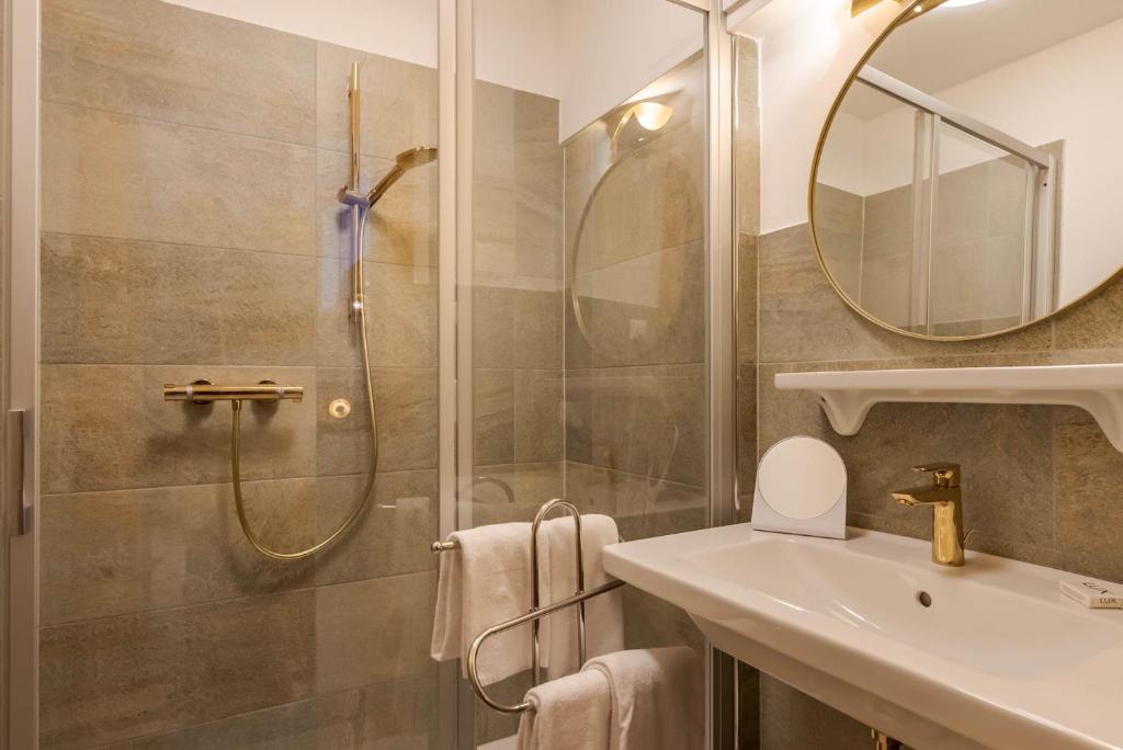 Kúpeľňa v ubytovaní Putzenhof Appartements