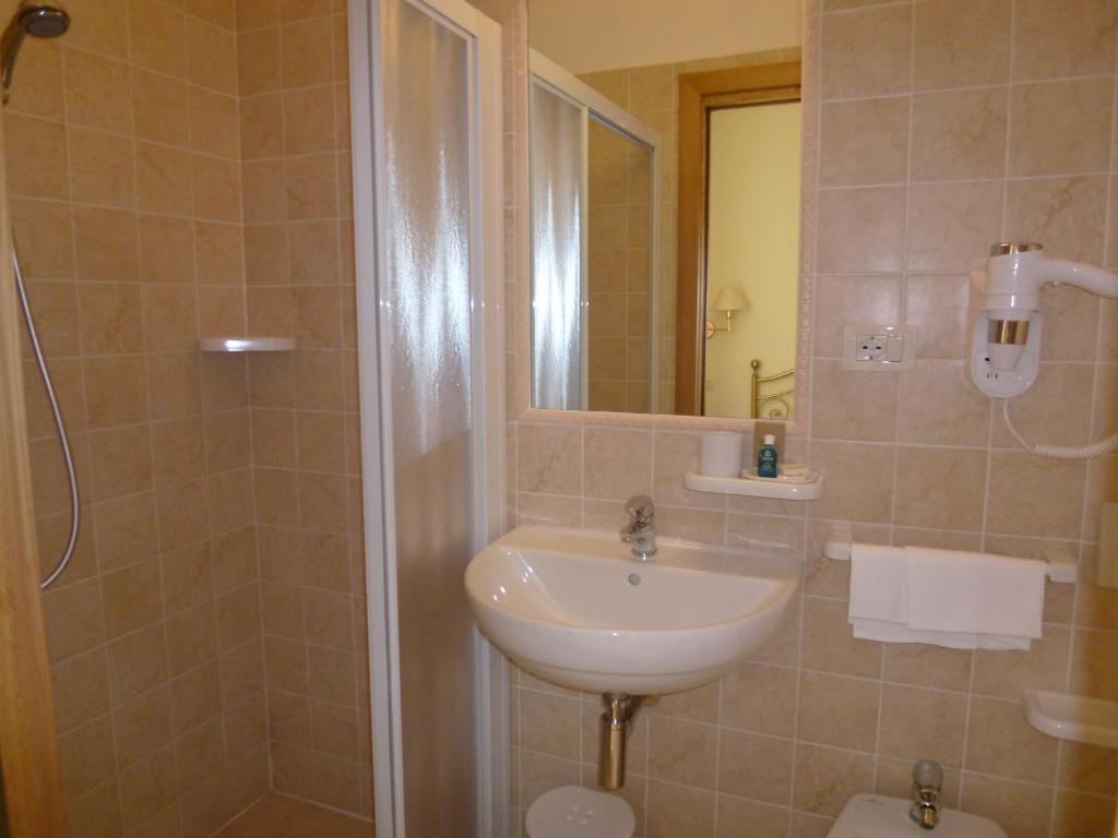 Koupelna v ubytování Casa Campiglione