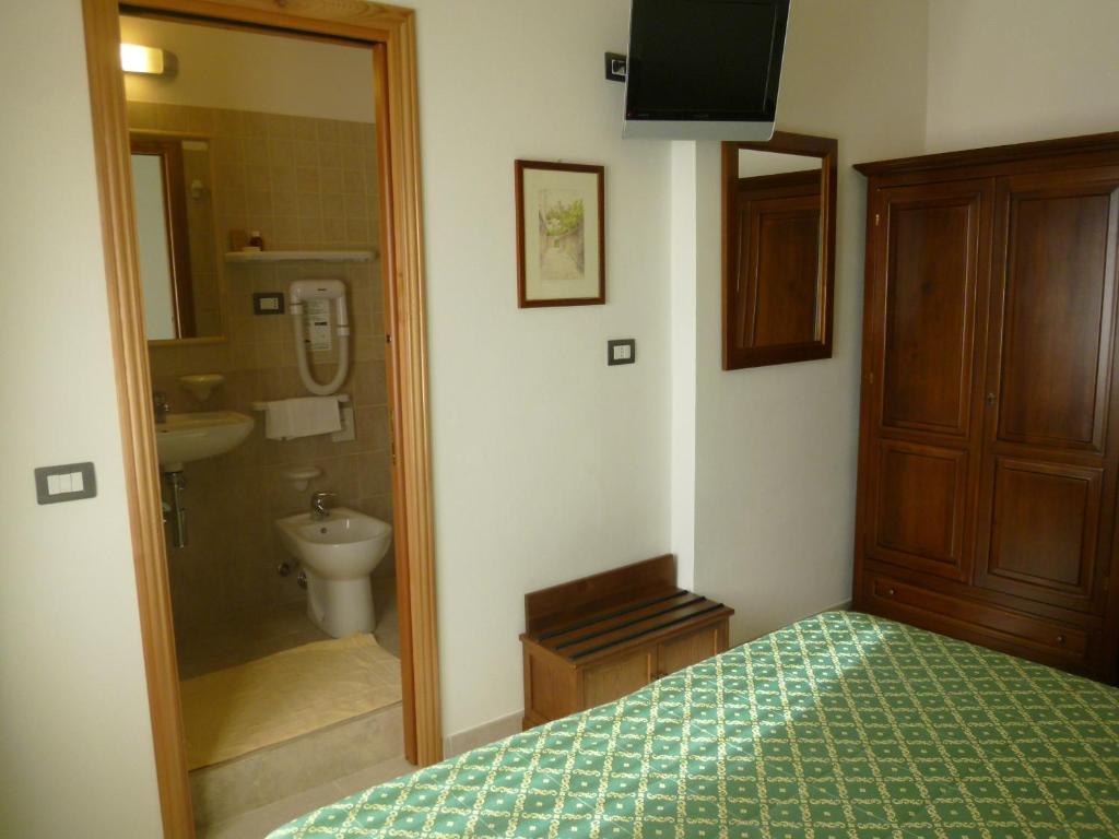Koupelna v ubytování Casa Campiglione