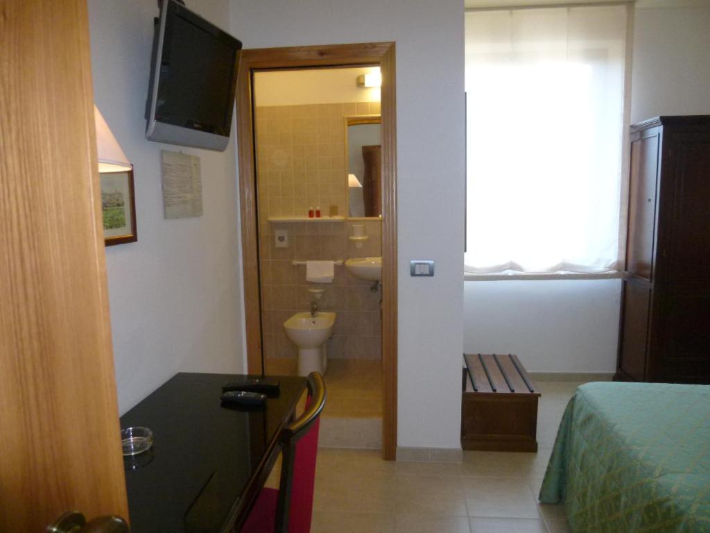 Koupelna v ubytování Casa Campiglione