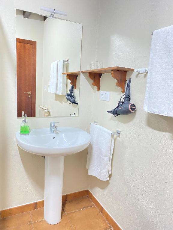 Koupelna v ubytování Casa Sara