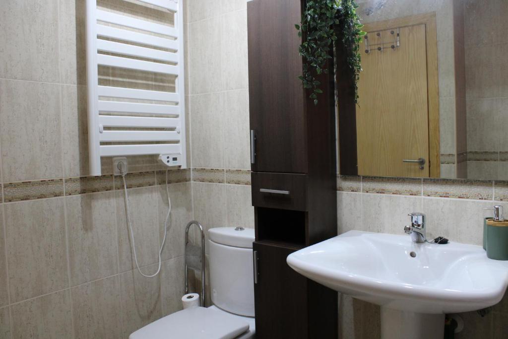 Koupelna v ubytování Apartamento Sauce