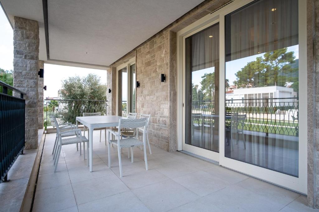 Balkón nebo terasa v ubytování Paloma Apartment - Portonovi Resort