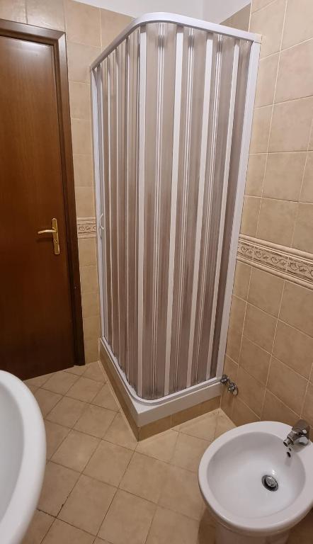 Koupelna v ubytování B&b Binario38