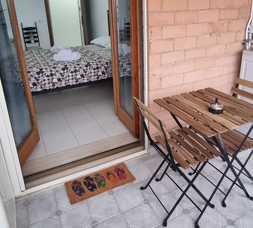 Postel nebo postele na pokoji v ubytování B&b Binario38