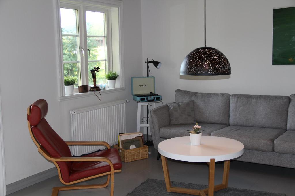 Posezení v ubytování Villa Lägervik Vitsand