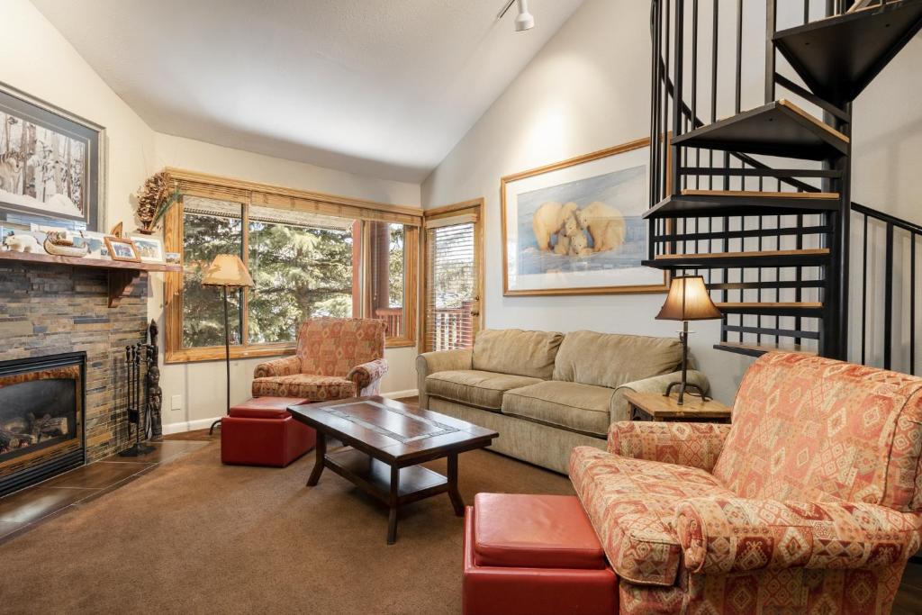 Χώρος καθιστικού στο SNOW FLOWER 032 condo