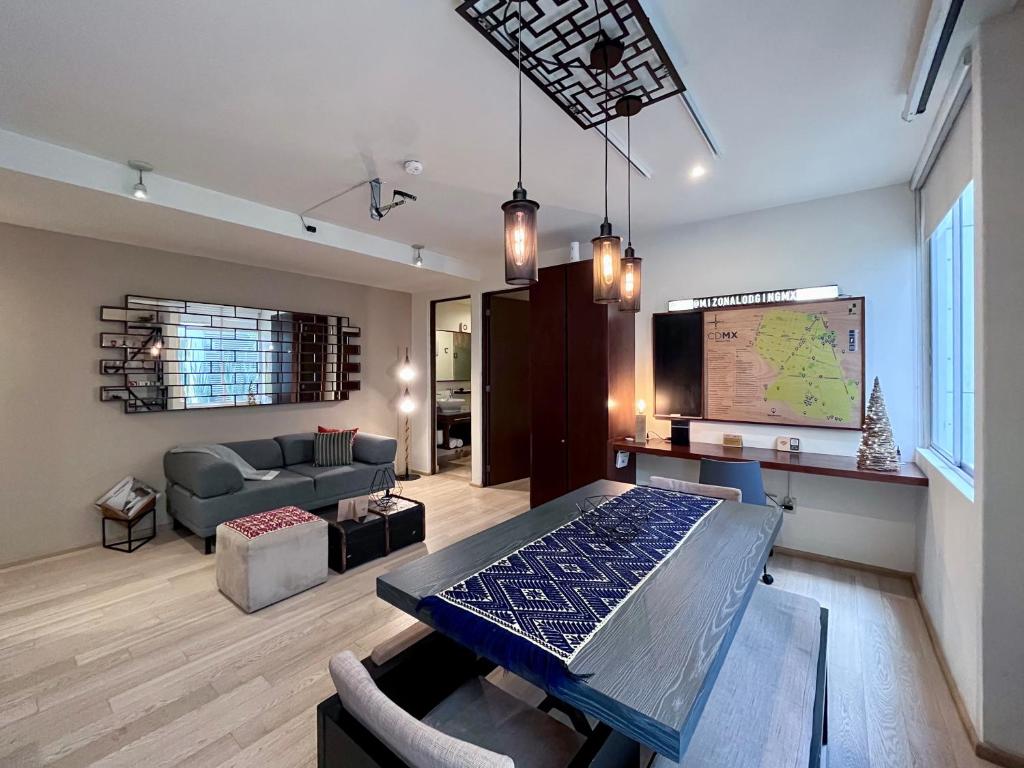 Mi Zona Lodging Xochicalco - One-Bedroom Apartment