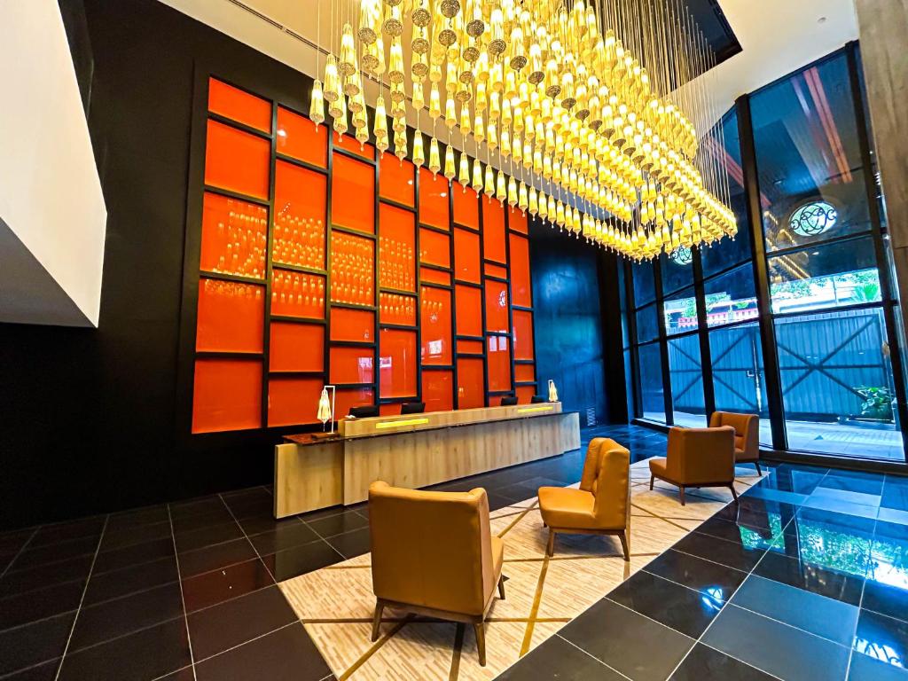 Posezení v ubytování Starus Hotel Bukit Bintang