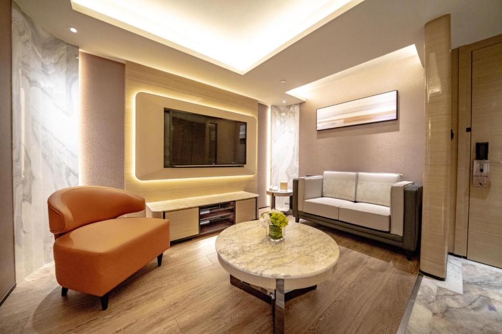 Posezení v ubytování Hotel Golden Dragon