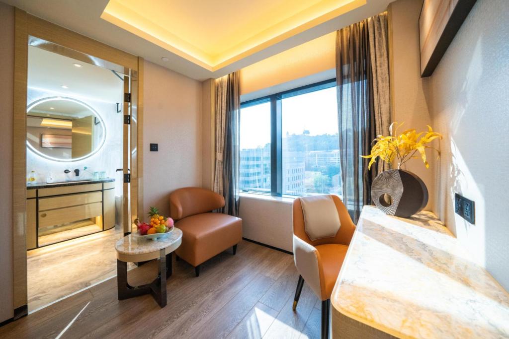 Posezení v ubytování Hotel Golden Dragon