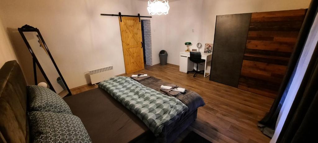 Posteľ alebo postele v izbe v ubytovaní Apartman Twins Self Check in & Self Check Out
