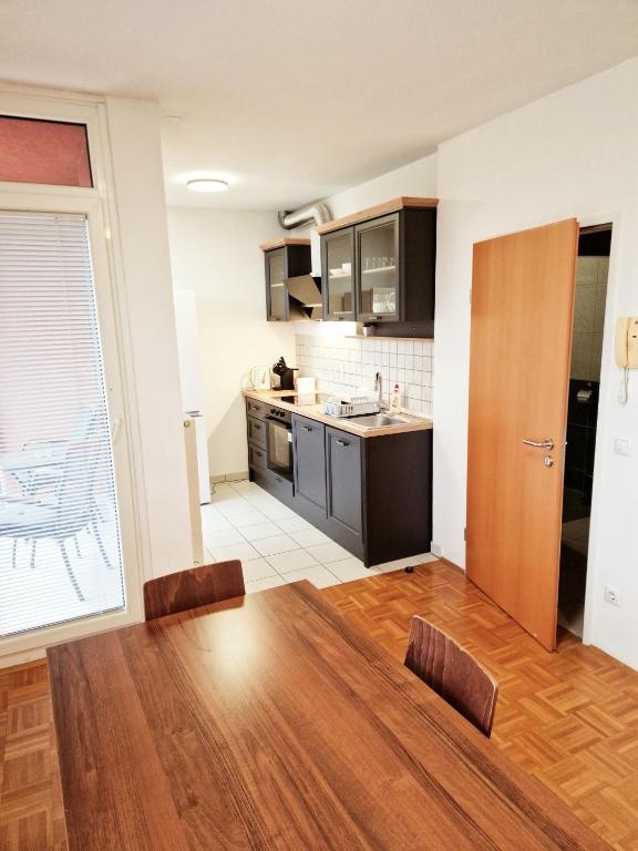 Kuchyň nebo kuchyňský kout v ubytování Apartments and Studios Perunika