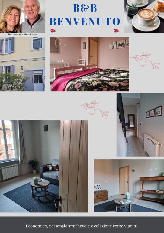 Postel nebo postele na pokoji v ubytování B&B Benvenuto
