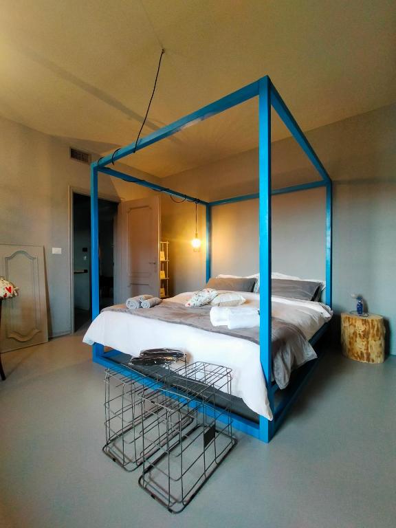 Postel nebo postele na pokoji v ubytování CASA GIANNI