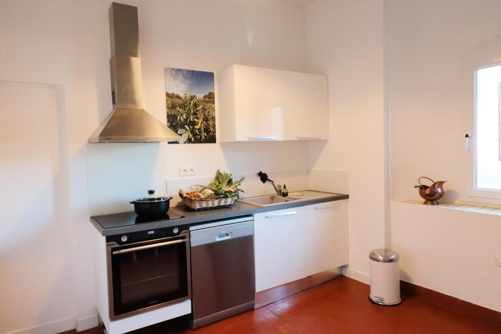 Kuchyňa alebo kuchynka v ubytovaní Appartements à la ferme