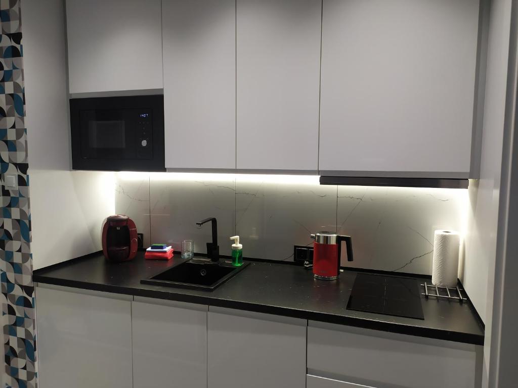 Kuchyňa alebo kuchynka v ubytovaní Apartament Lenka