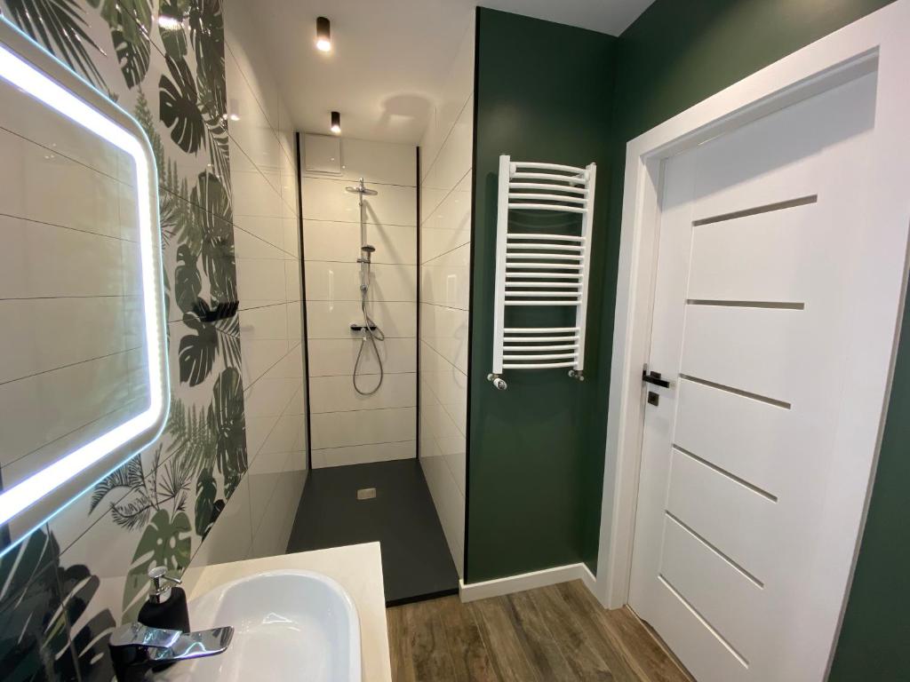 Kúpeľňa v ubytovaní Apartament Lenka