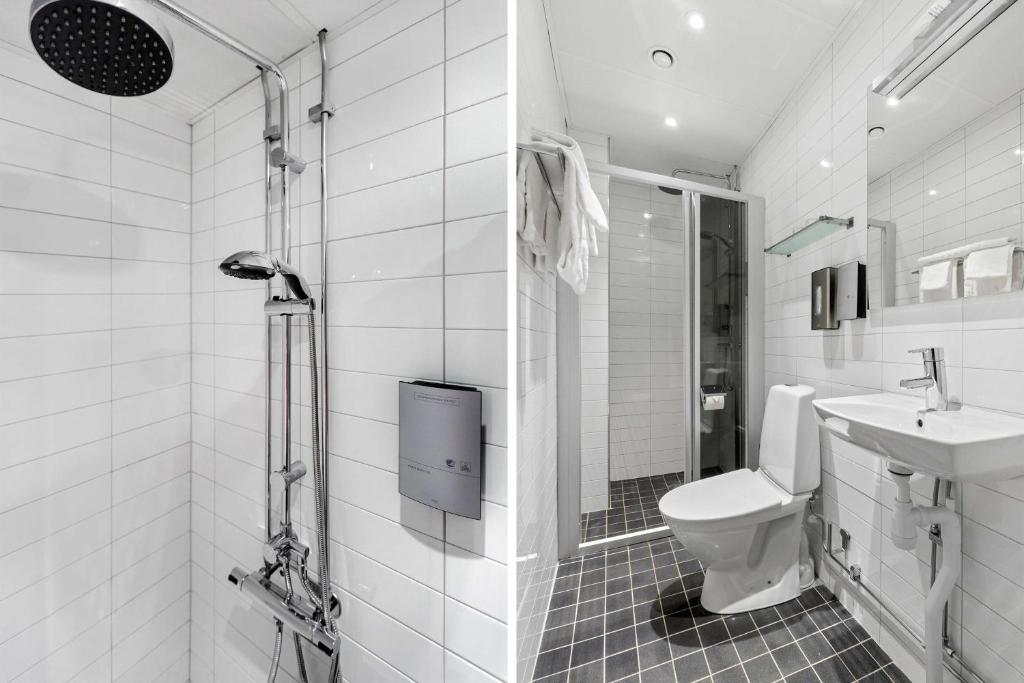 Koupelna v ubytování Best Western Hotel Statt Katrineholm