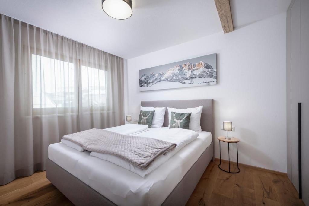 Posteľ alebo postele v izbe v ubytovaní Apartment Streif LXL