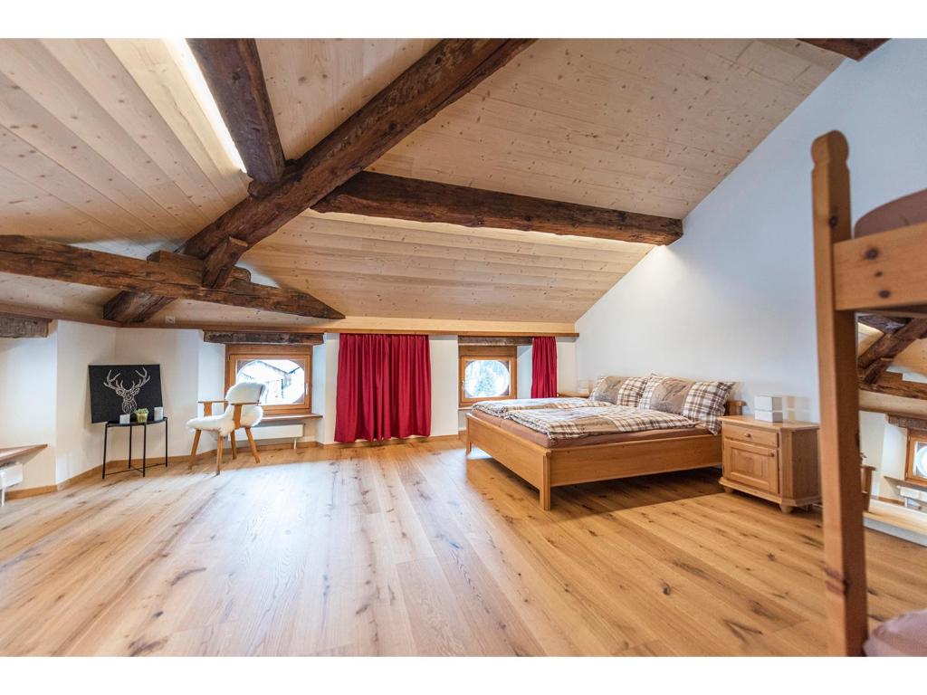 Postel nebo postele na pokoji v ubytování Wohnung von Schorsch