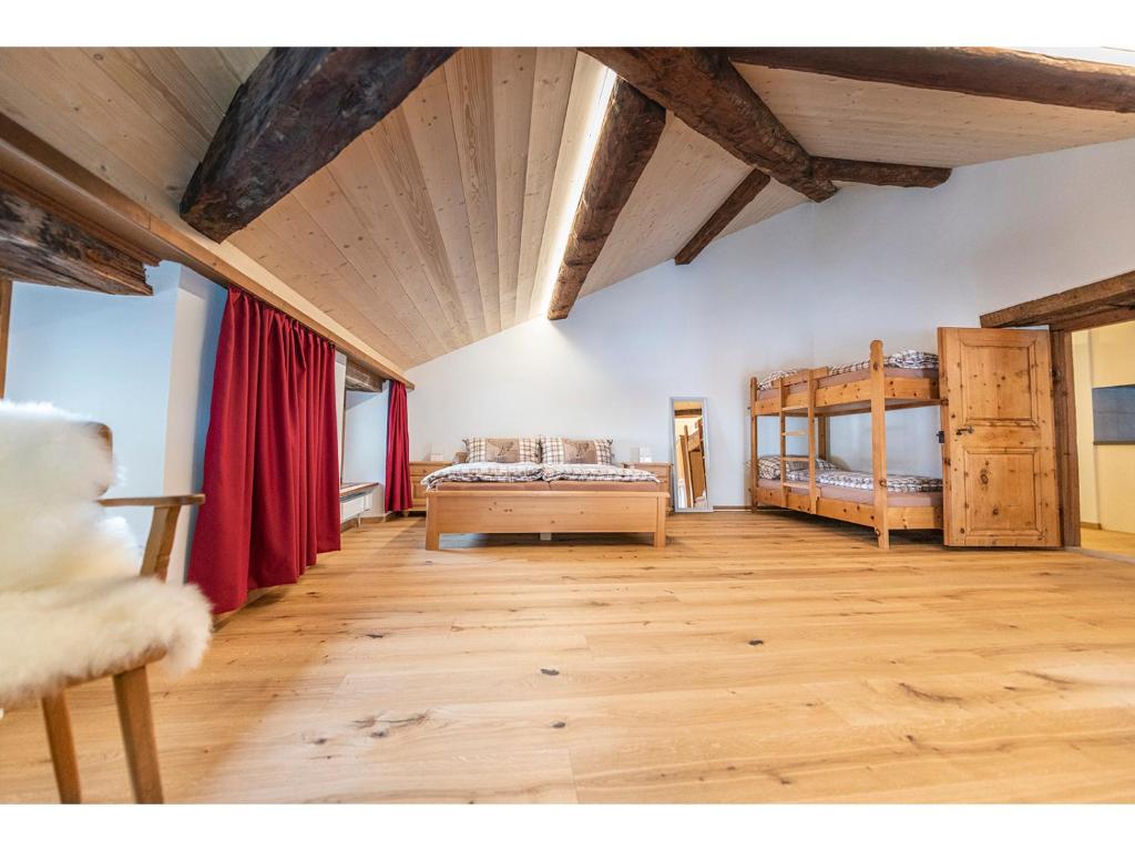 Postel nebo postele na pokoji v ubytování Wohnung von Schorsch
