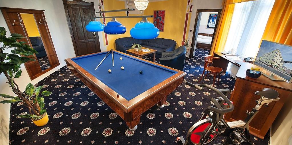 Biliár nebo kulečník v ubytování Brioni Boutique Hotel 4*