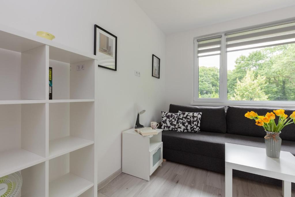 Posedenie v ubytovaní Pet-friendly Studio Apartments Batorego Warsaw by Noclegi Renters