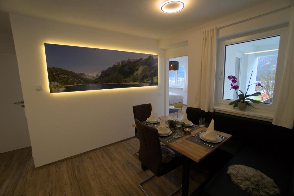 Posezení v ubytování Dangos Mountainview Gosau